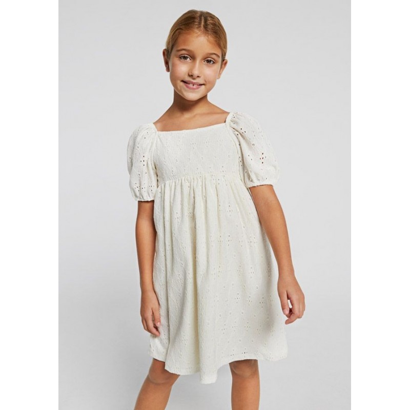 Robe tricot perforé fille