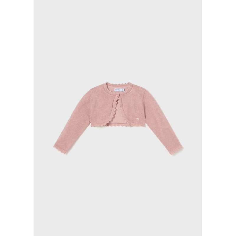 Boléro tricot en coton bébé