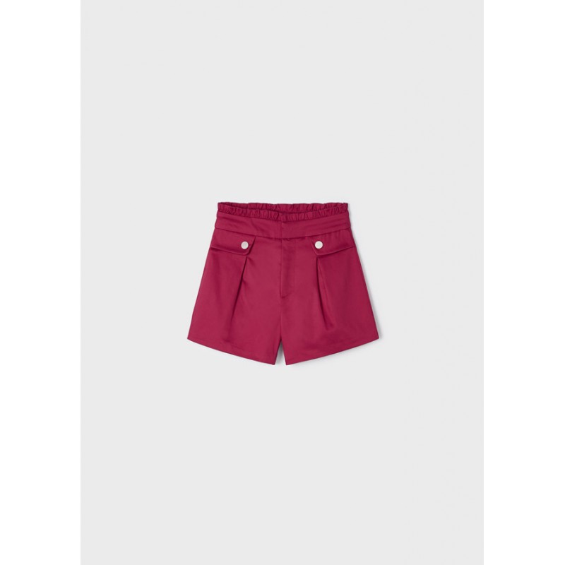 Short en satin de coton...