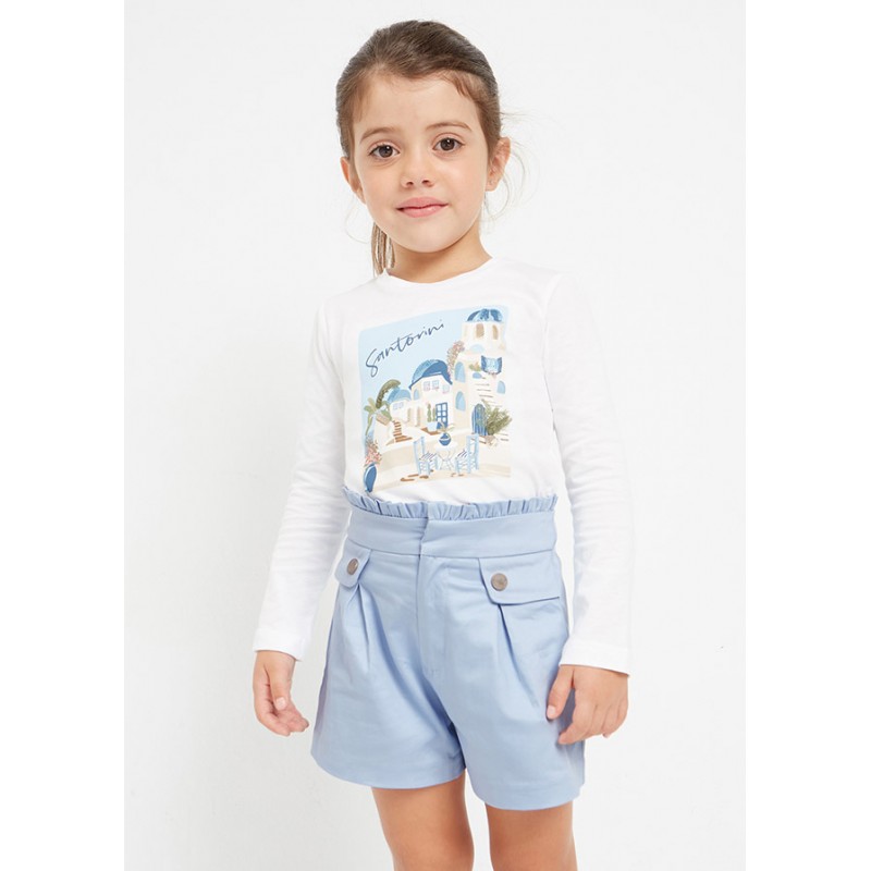 Short en satin de coton...