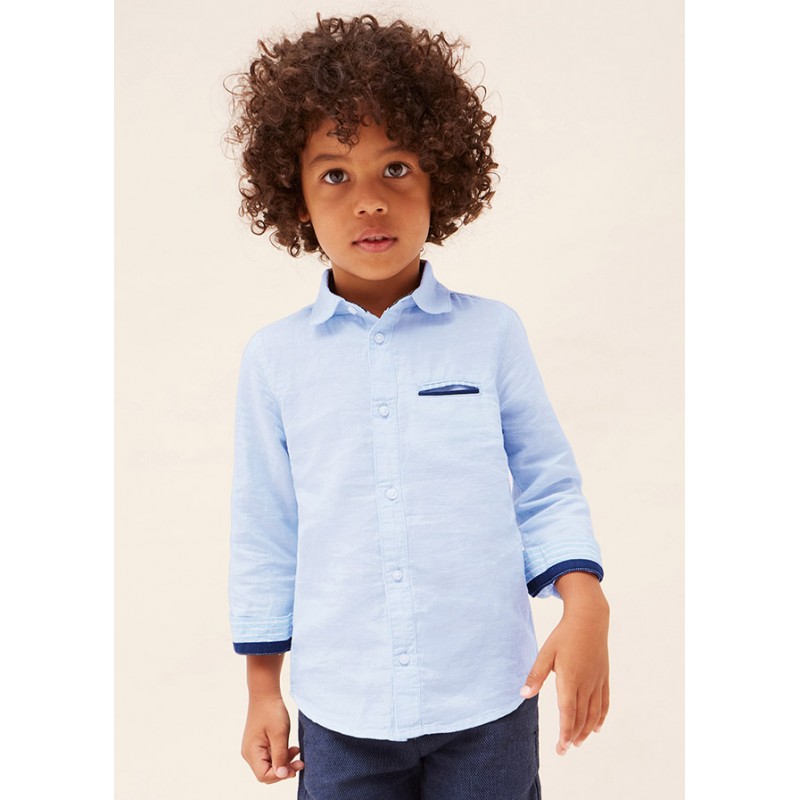 Chemise en lin à manches...