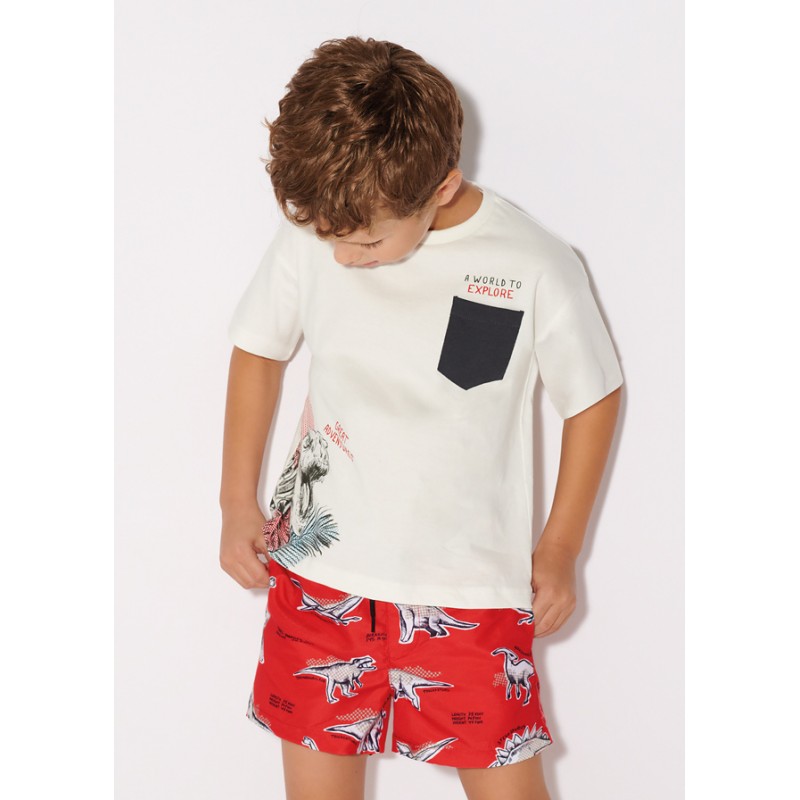 T-shirt avec motif imprimé...