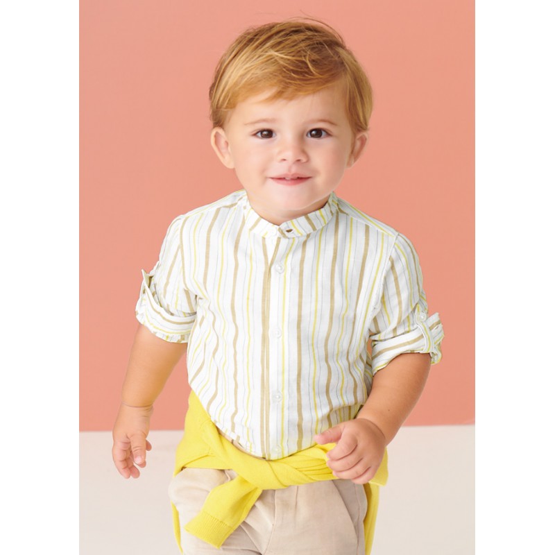 Chemise manches longues en...