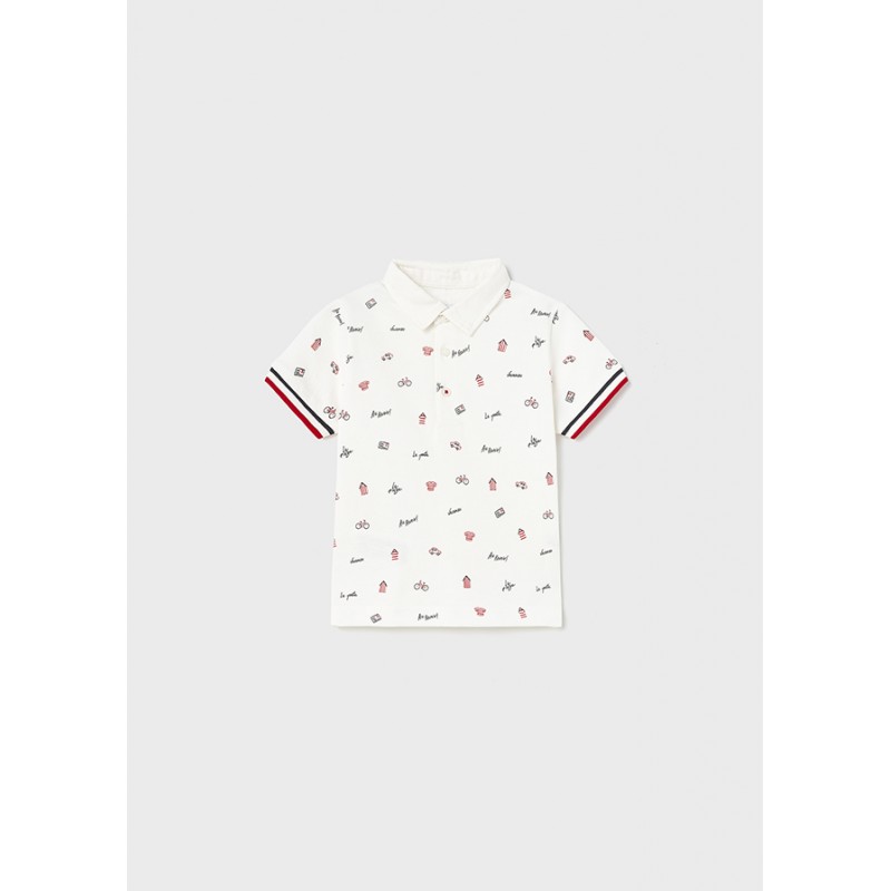 Polo manches courtes en...