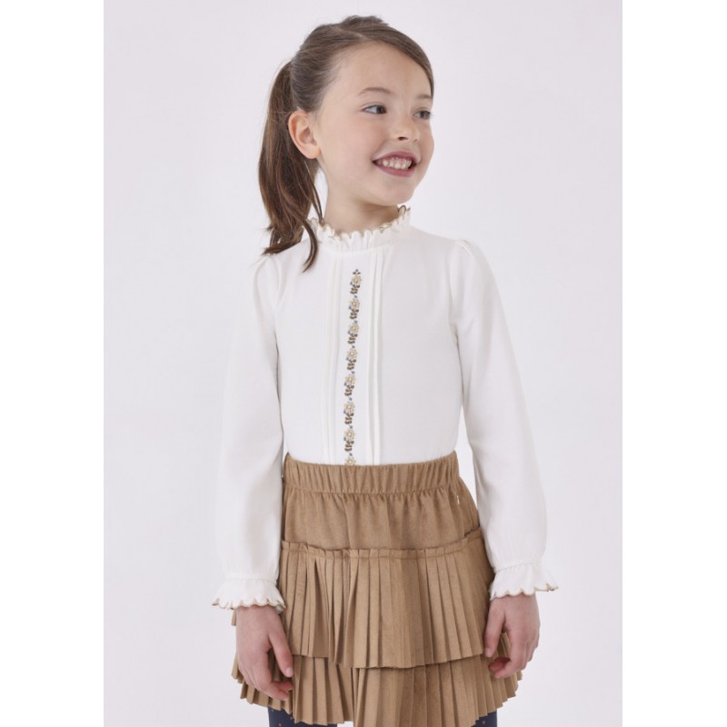 Chemisier brodée Cotton fille