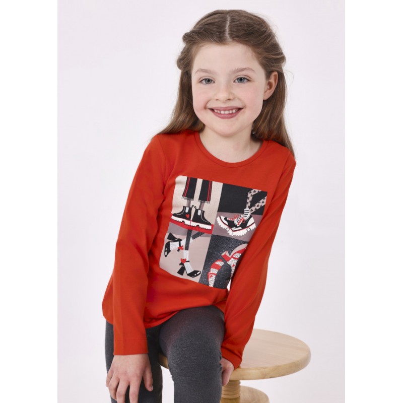 T-shirt imprimé Cotton fille