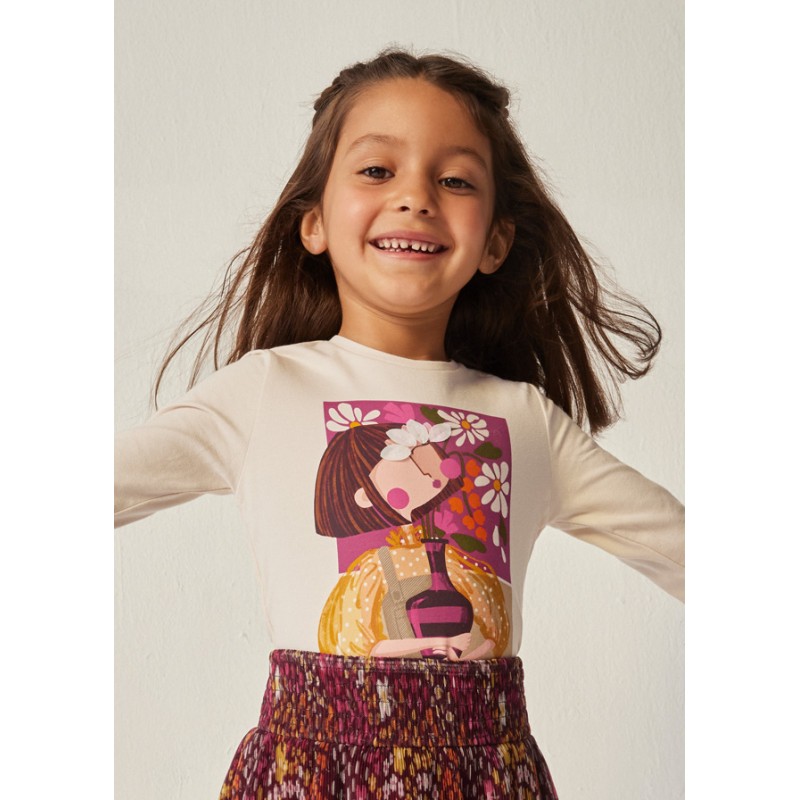 T-shirt sérigraphie fille