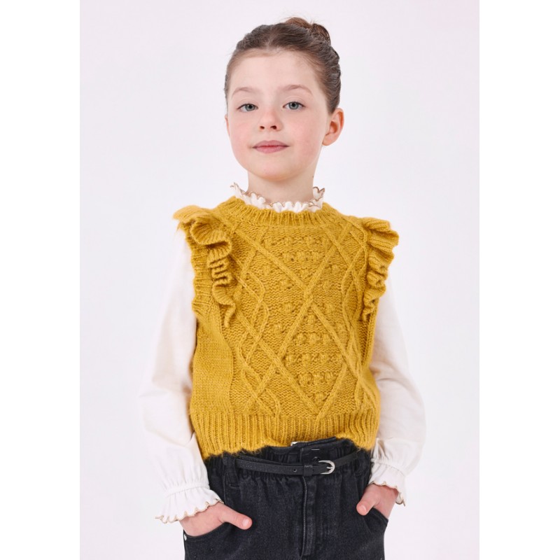 Gilet tricot fille