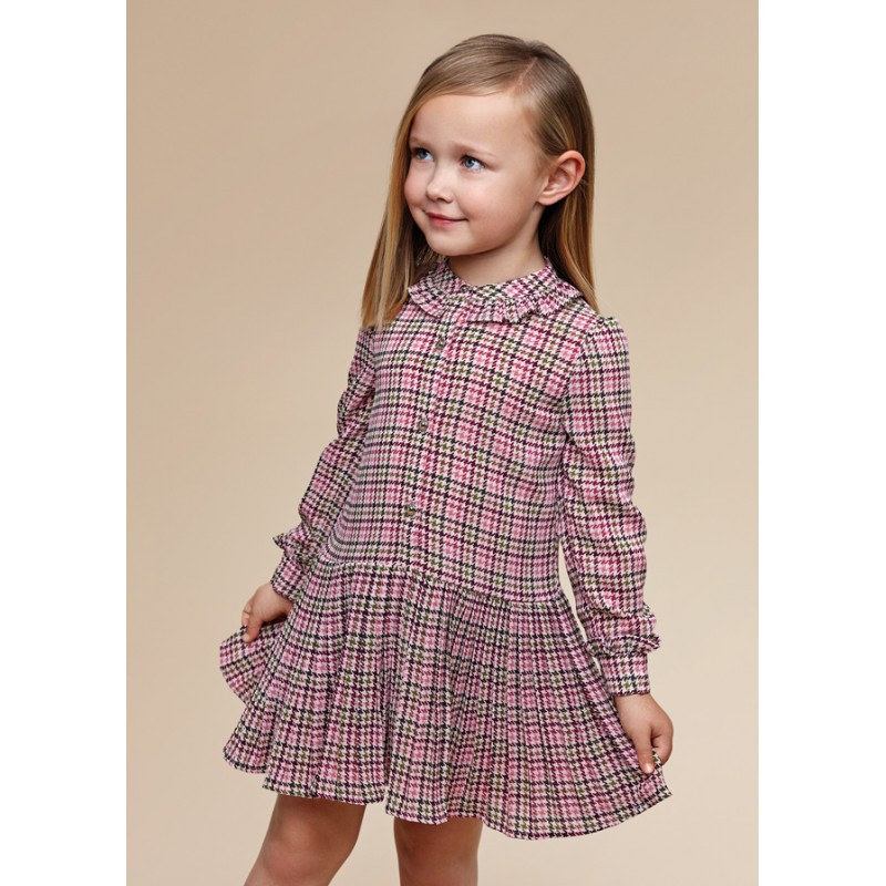 Robe imprimée mousseline fille