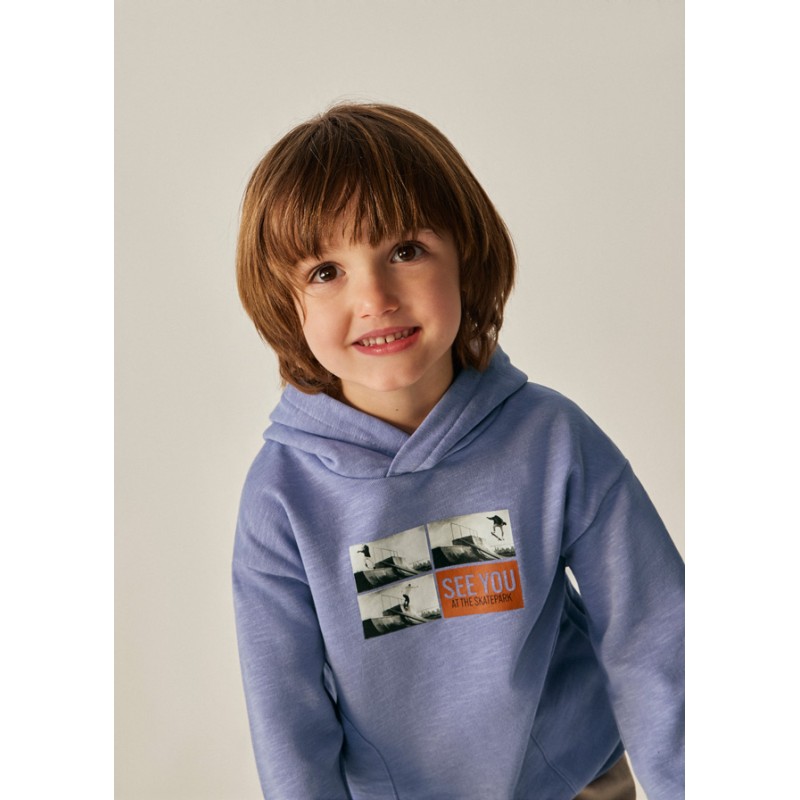 Sweat imprimé en coton garçon