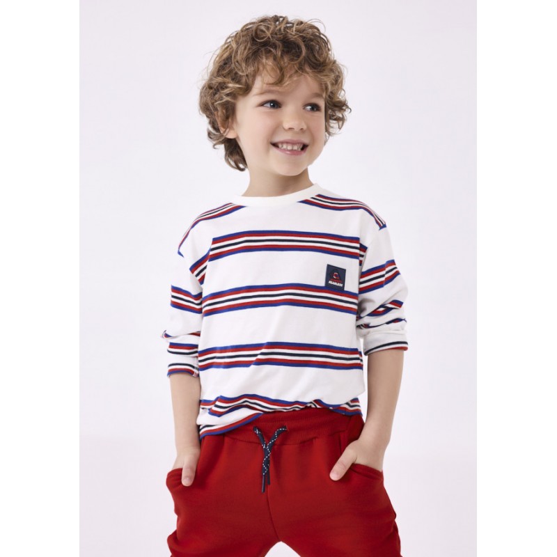 T-shirt rayé  en coton garçon