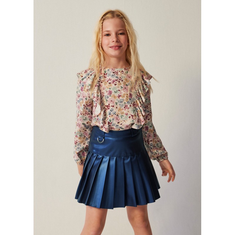Jupe polycuir fille