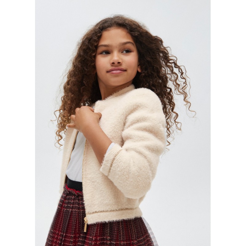 Veste tricot fille