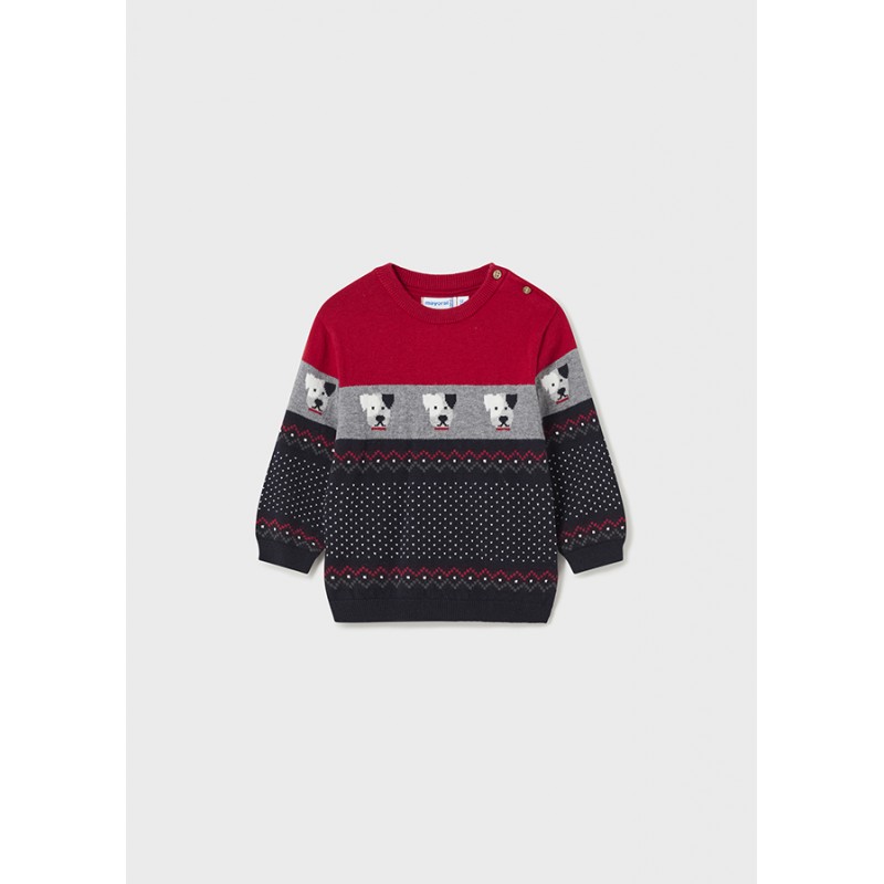 Pull jacquard bébé