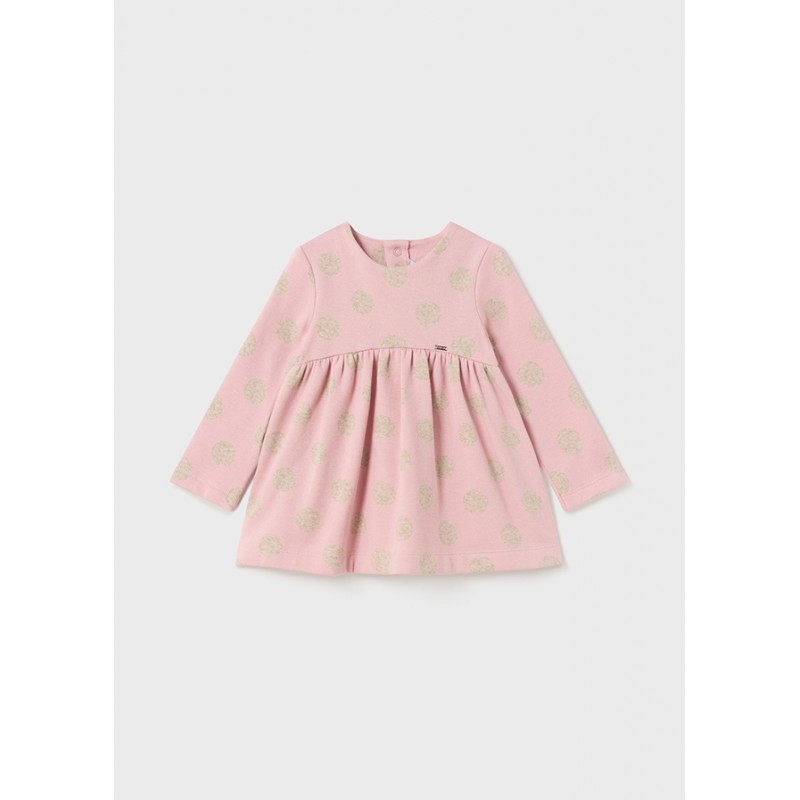 Robe imprimée jacquard bébé