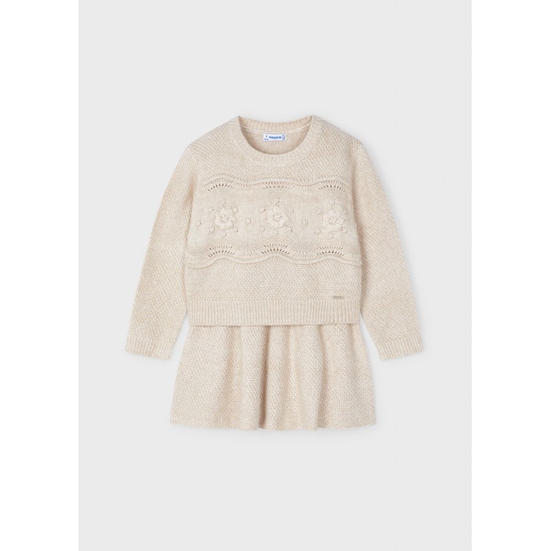 Ens.jupe tricot
