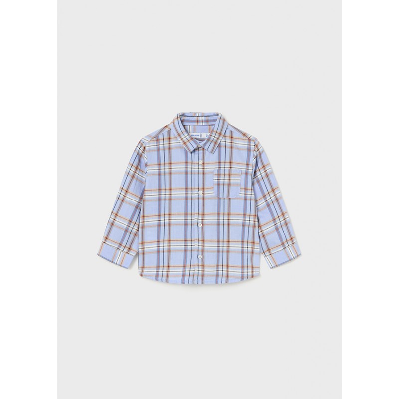Chemise m/l carreaux viella