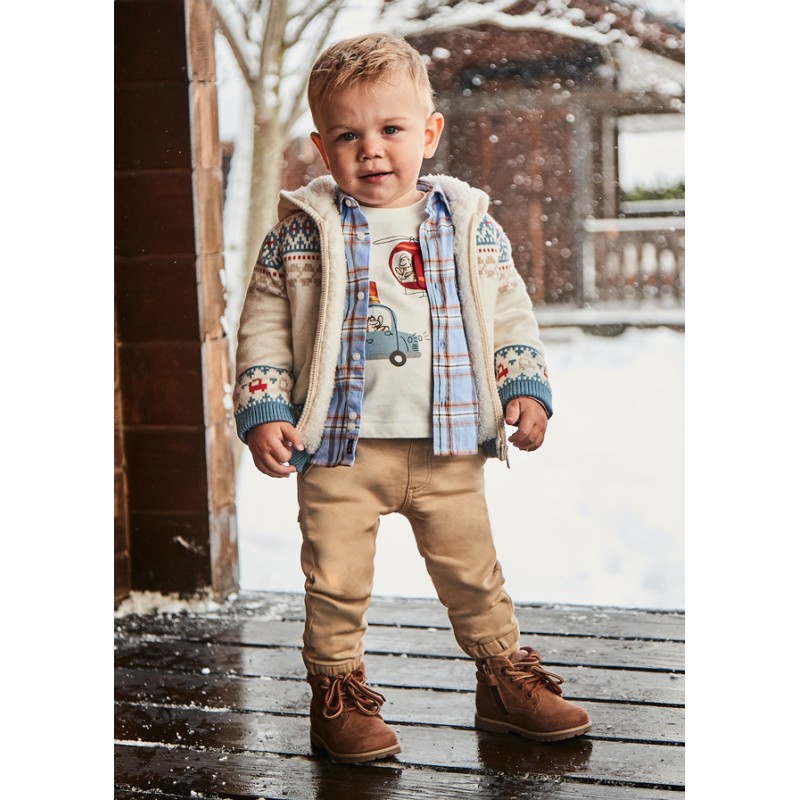 Pantalon jogger en serge soft