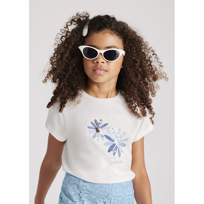 T-shirt m/c brode