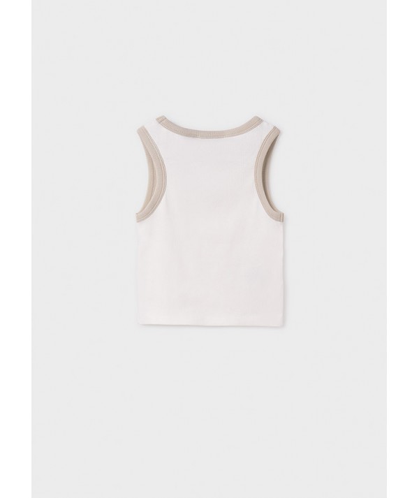 T-shirt bretelles brodes