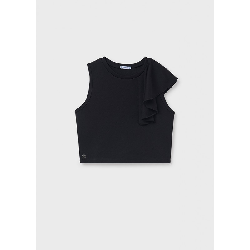 T-shirt bretelles volant
