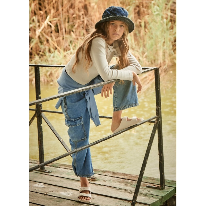 Pantalon en denim fluide