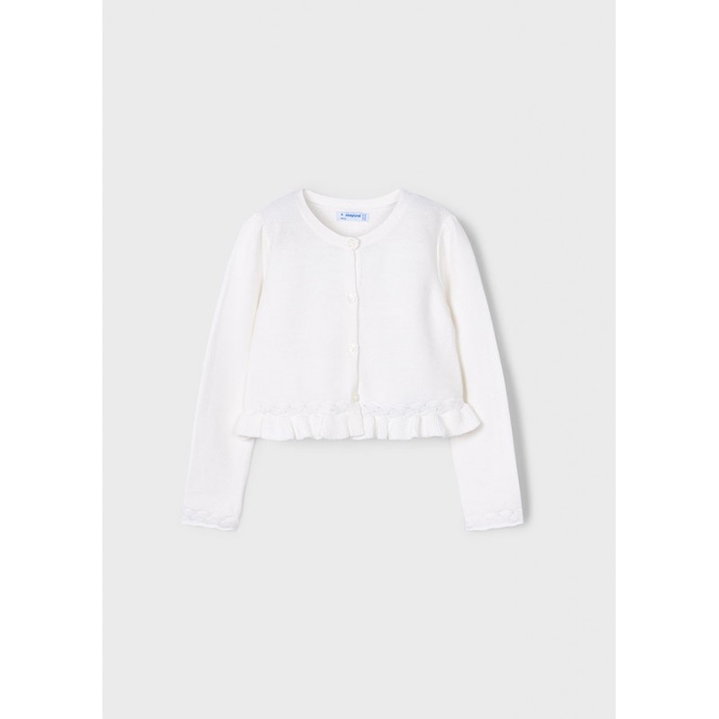 Gilet maille tressée