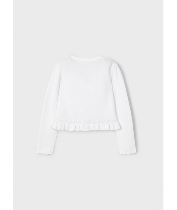 Gilet maille tressée