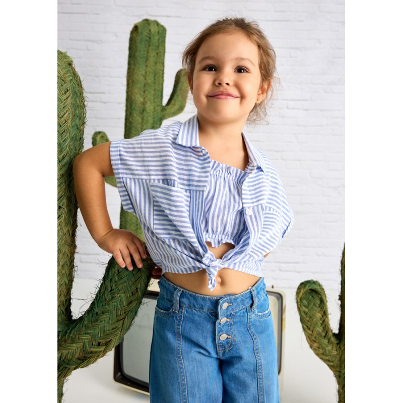 Blouse 2 pièces rayé