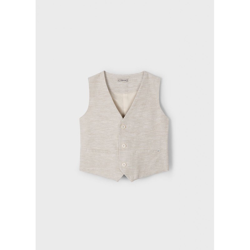 Gilet en lin suiting