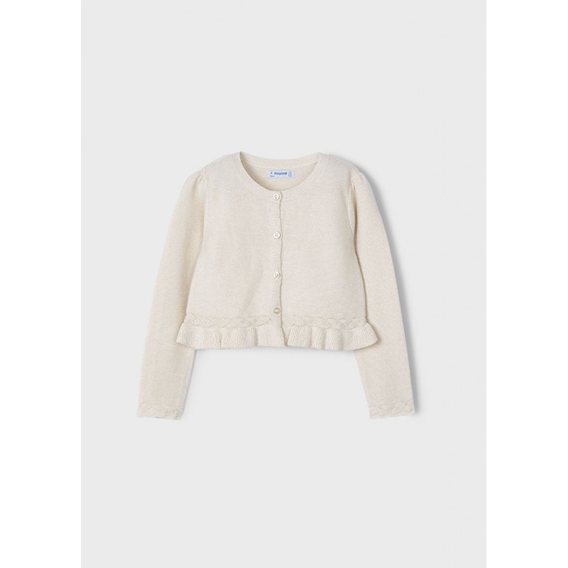 Gilet maille tressée