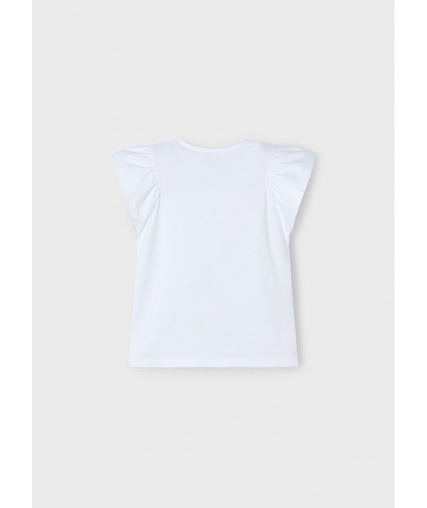 t-shirt m/c fleur
