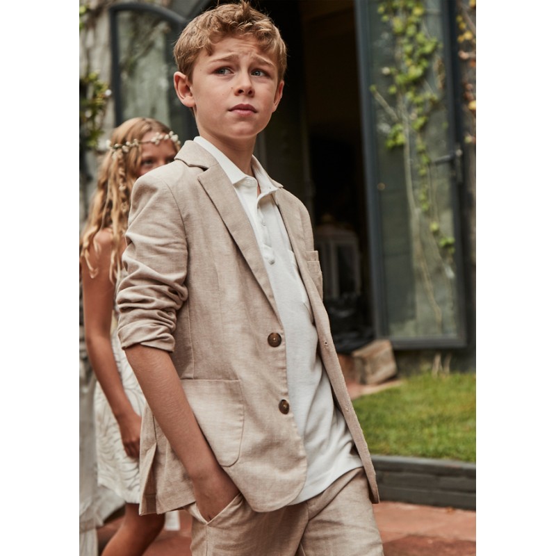Veste de costume naturelle