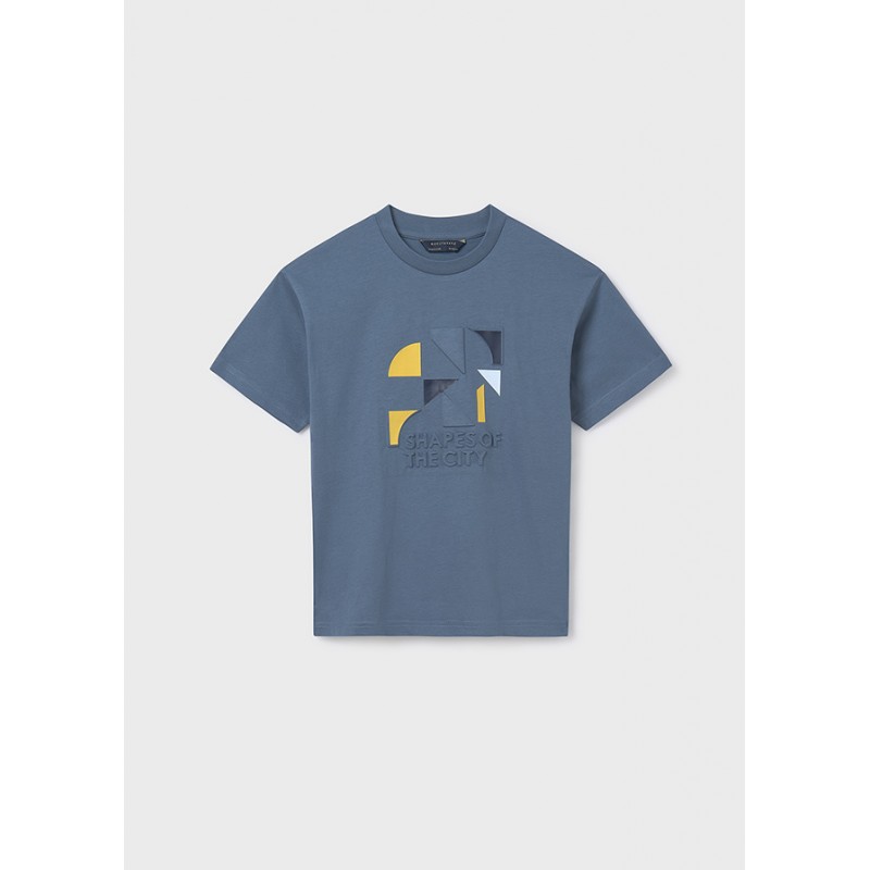 T-shirt m.courtes embossed