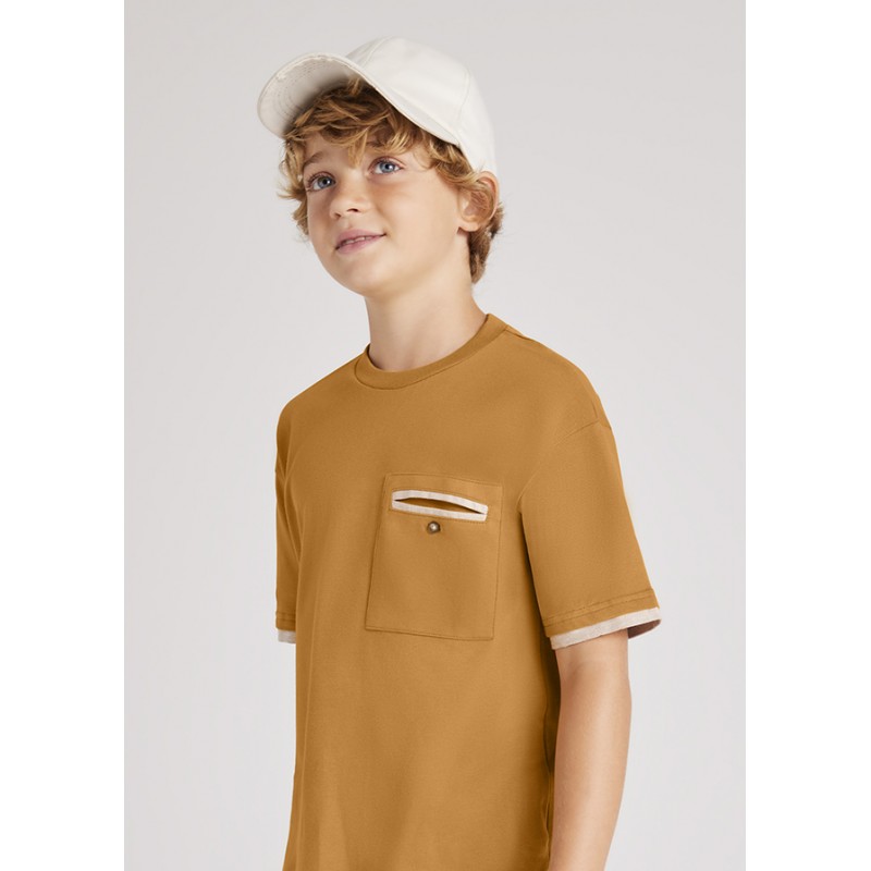 T-shirt m/c contrasté