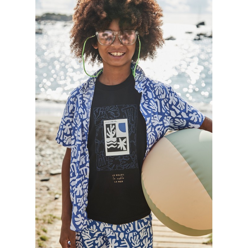 T-shirt m/c geometric coast
