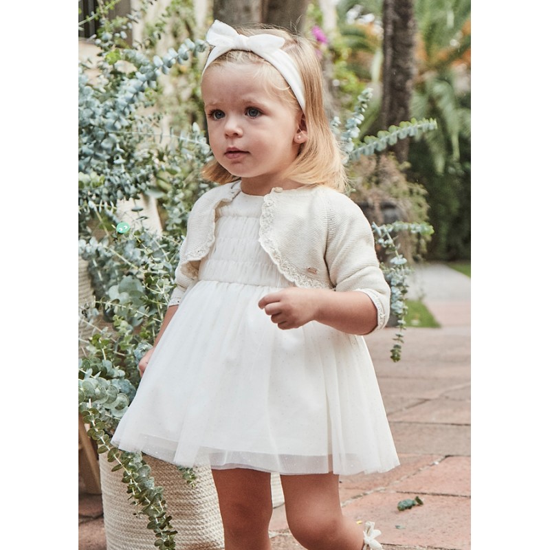 Robe bandeau en tulle