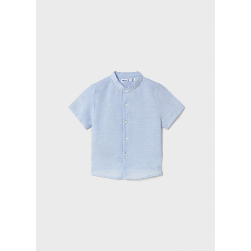 Chemise m/c col mao lin