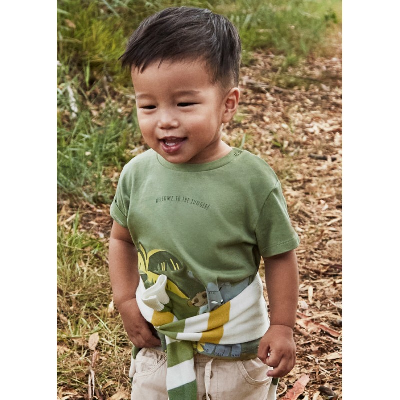 T-shirt m/c print positionné