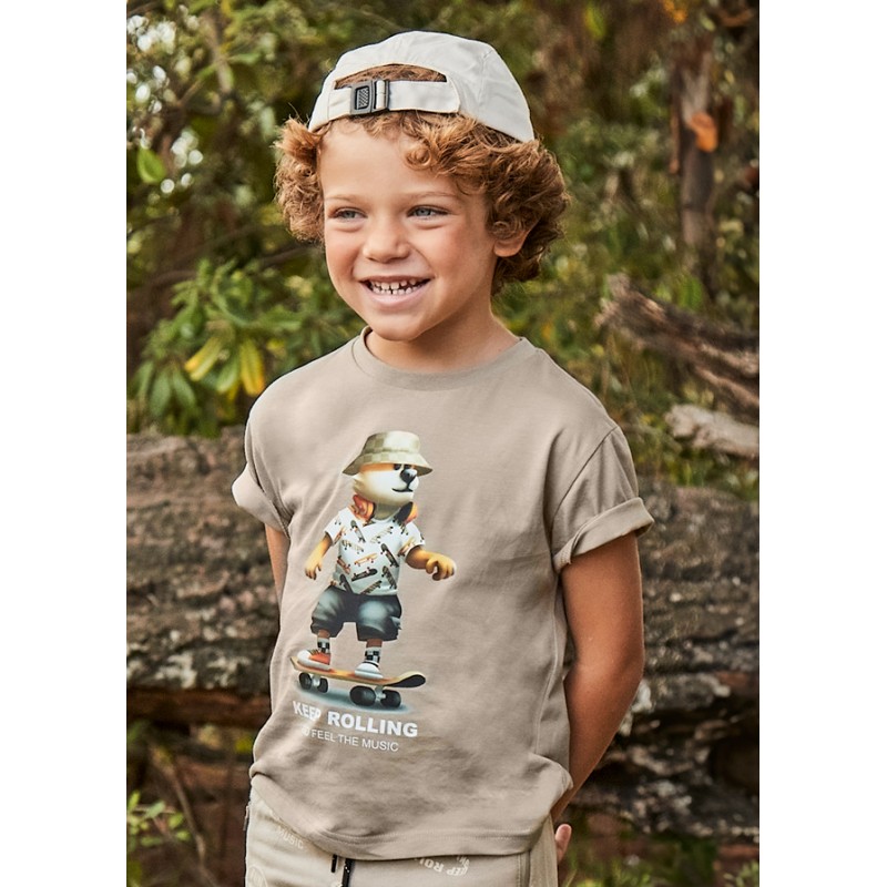 T-shirt m/c "keep rolling"