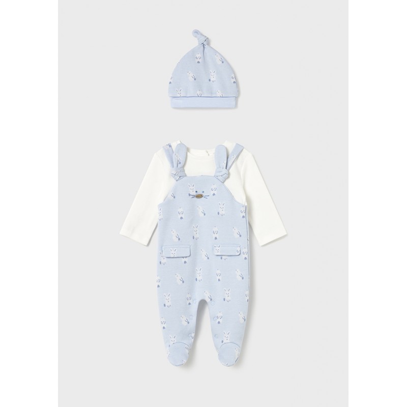 Barboteuse salopette et bonne