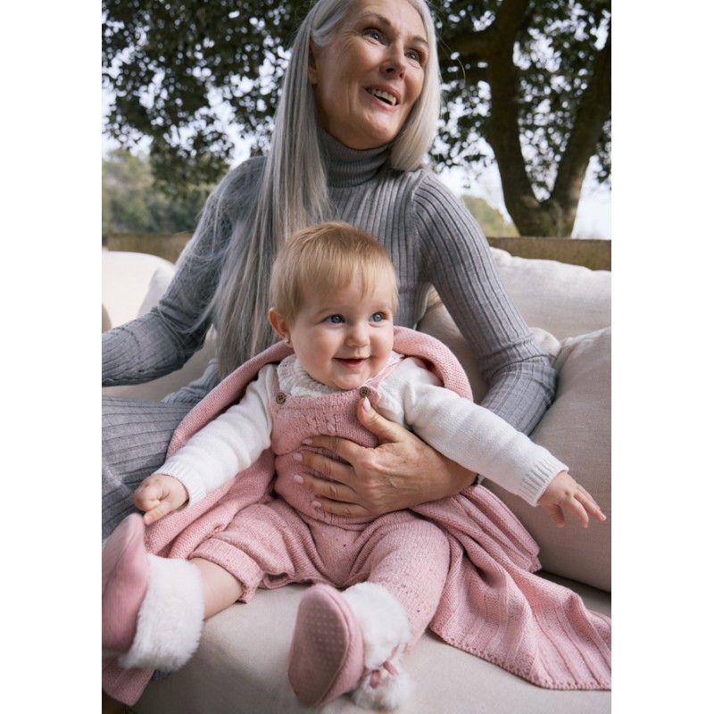 Ensemble salopette pull trico