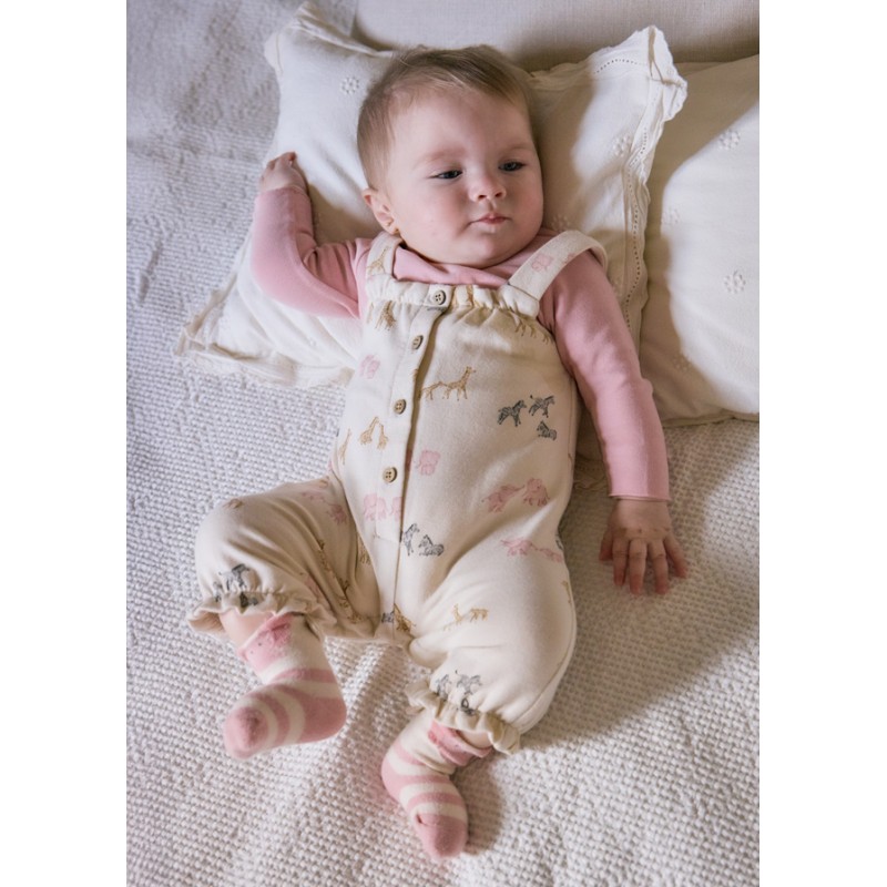 Ens.salopette imprimée