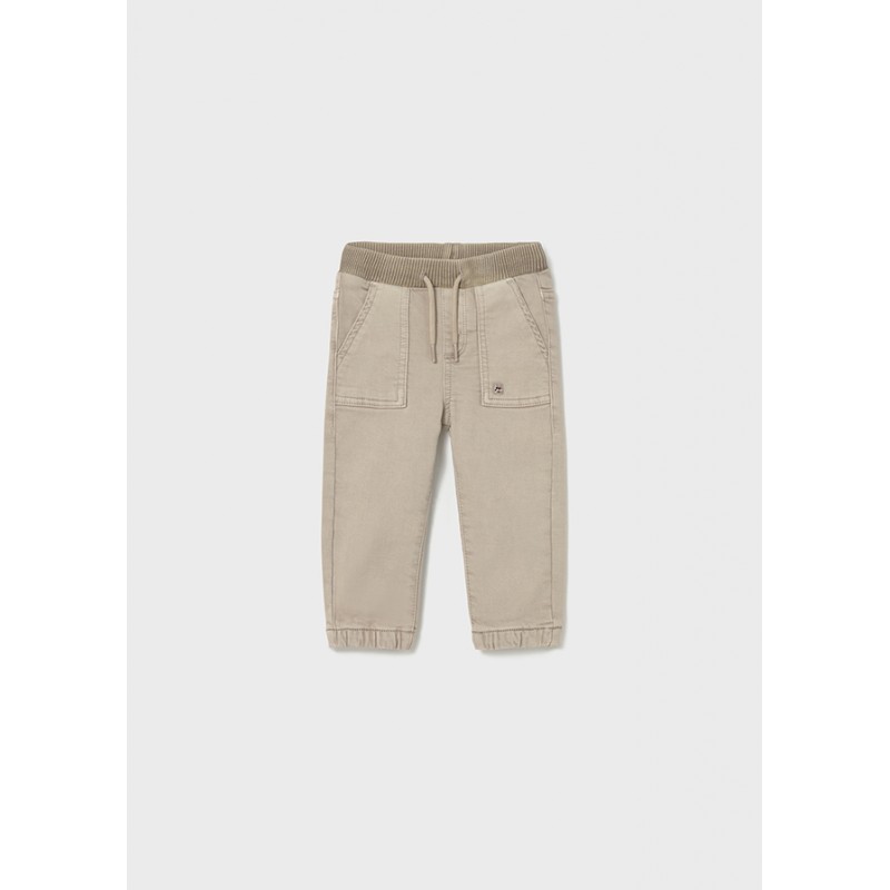 Pantalon jogger en serge soft