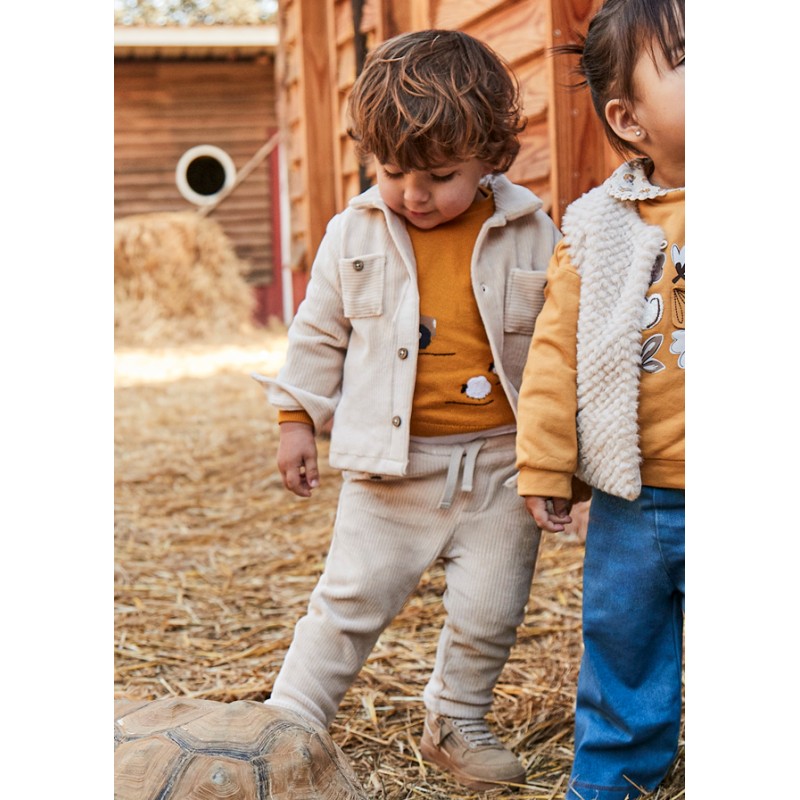 Pantalon en velours côtelé