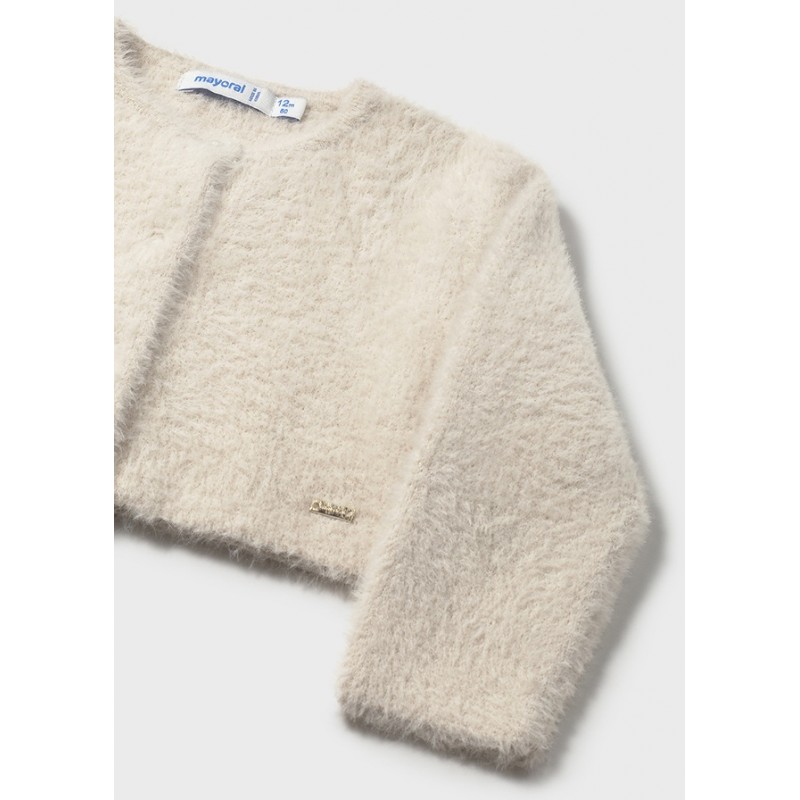Cardigan fausse fourrure