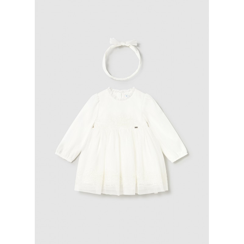 Robe cérémonie en tulle brodé