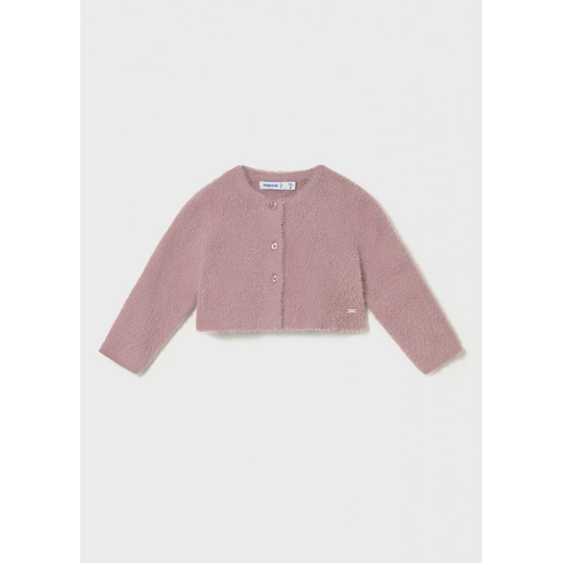 Cardigan fausse fourrure