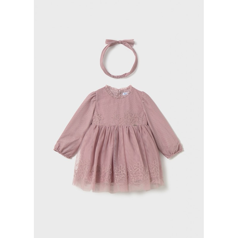 Robe cérémonie en tulle brodé