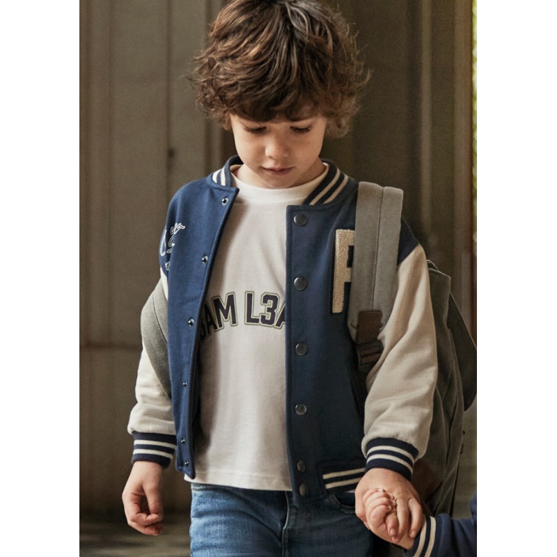 Veste bomber varsity
